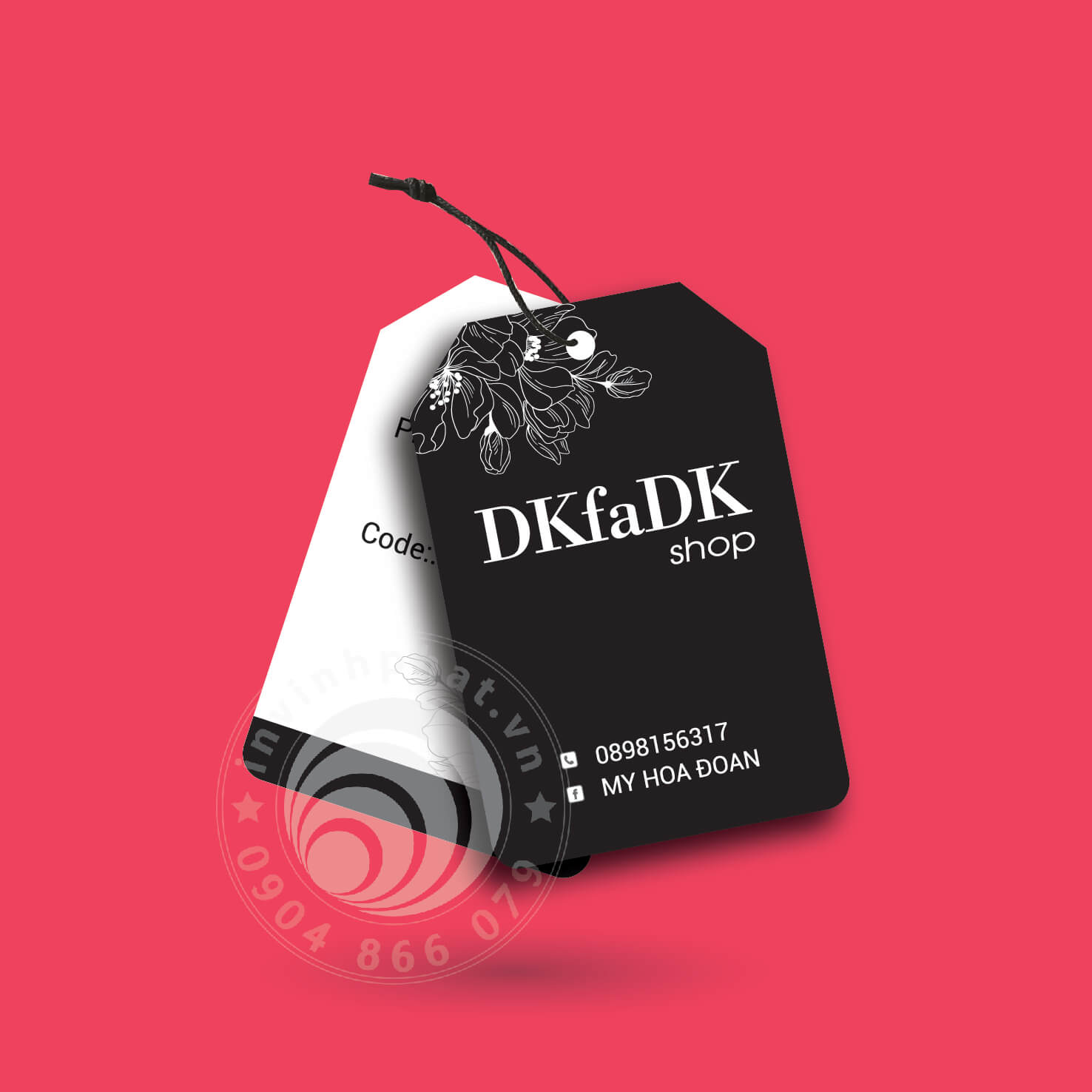 Combo banner tag treo 25cm-15