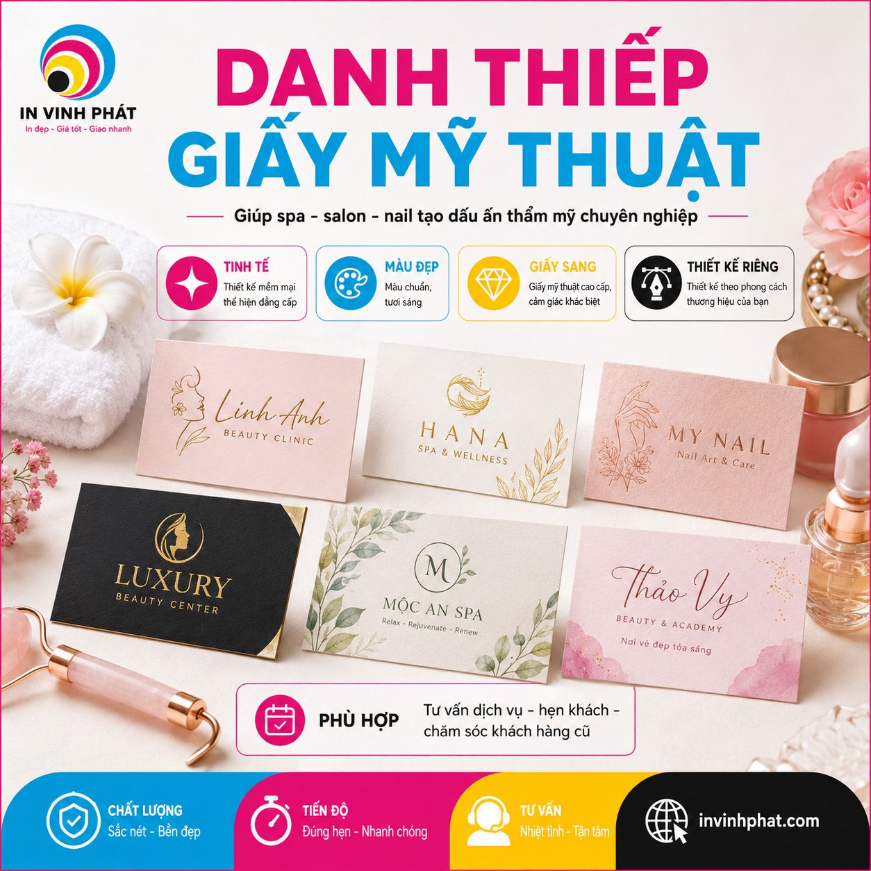 Vĩnh Phát in danh thiếp giấy mỹ thuật 5