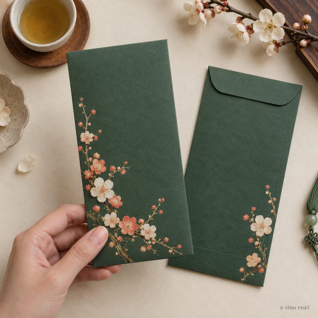Ảnh minh họa 【báo giá】in bao lì xì giá rẻ - thiết kế trọn gói (sửa file không giới hạn); thiết kế giấy và ép kim có bản quyền Vĩnh Phát