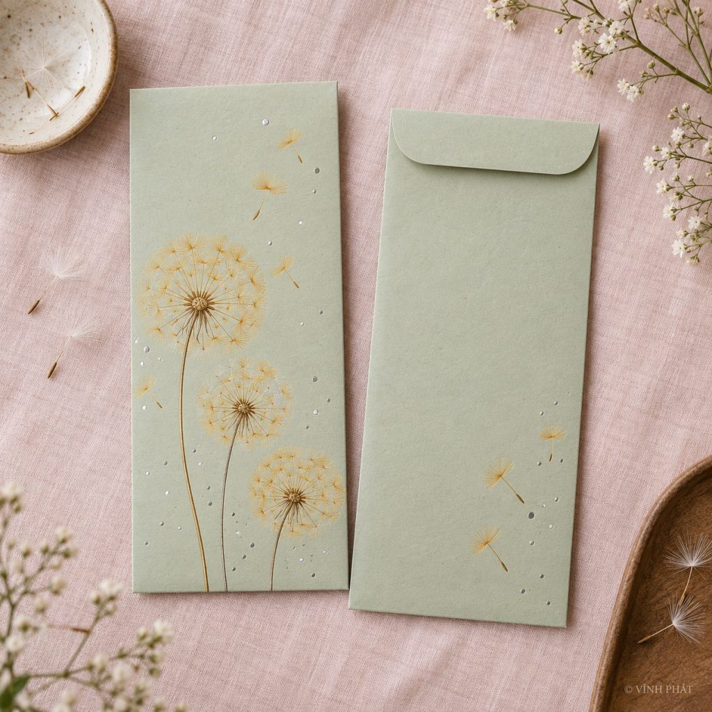 Ảnh minh họa tết đến xuân về, chọn bao lì xì đẹp tại in vĩnh phát; thiết kế giấy và ép kim có bản quyền Vĩnh Phát
