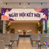 Mẫu in băng rôn sự kiện hiflex với logo bản quyền Vĩnh Phát ở góc ảnh