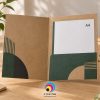 Mẫu in folder giấy kraft