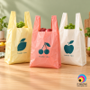 Mẫu in túi nilon HDPE quai xách với logo bản quyền Vĩnh Phát ở góc ảnh