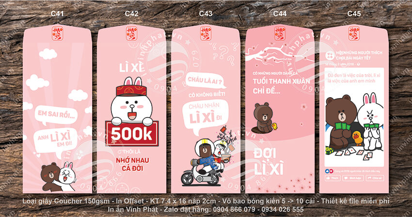 Mẫu bao lì xì Tết 2022